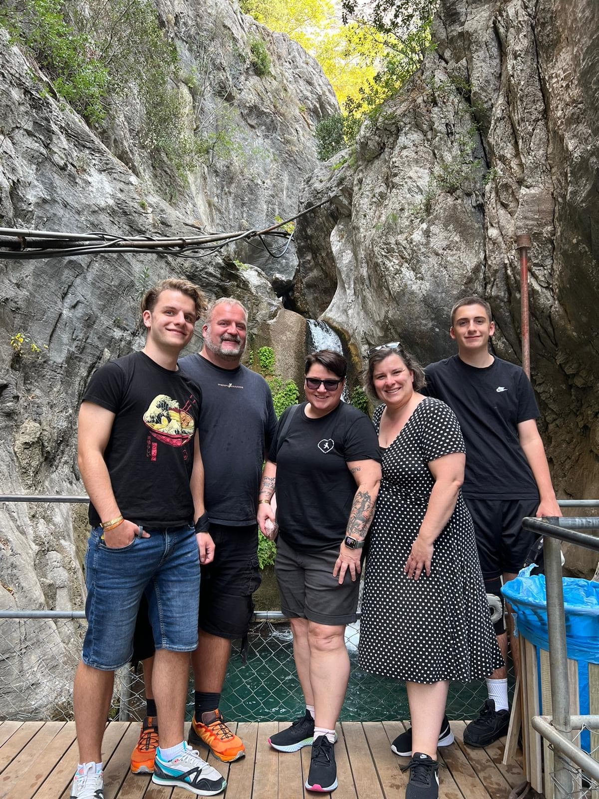 Anna Holfeld mit ihrer Familie